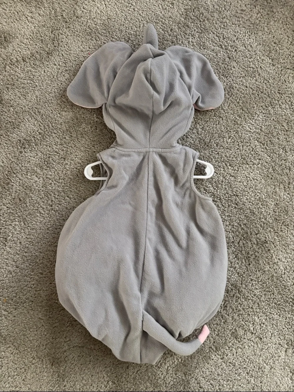 Carter's Gray and Pink Elephant Baby Costume - Picture 3 of 3